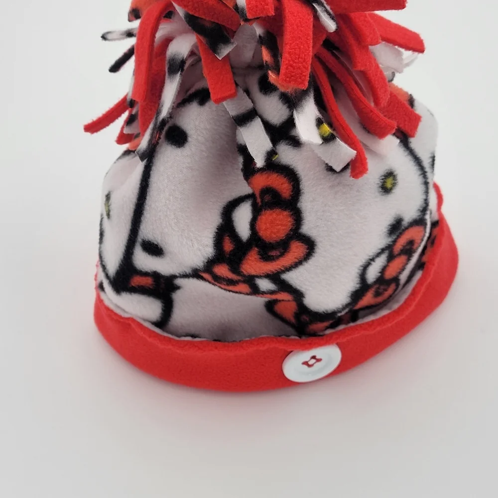 Handmade Fabulous Fleece Kids Winter Hat Kitty Print Accessories .